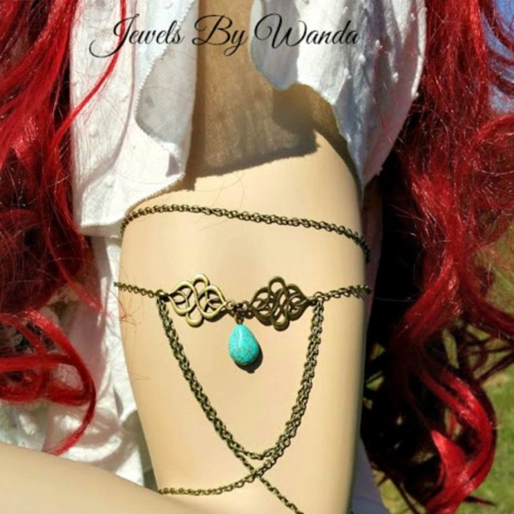 Arm Cuff, Slave Style Chain Bracelet - Picture 1 of 3